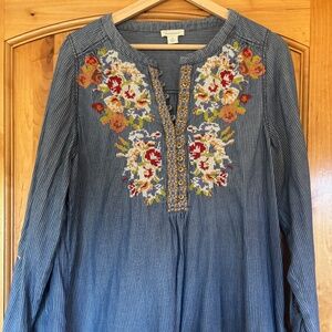 Sundance embroidered tunic